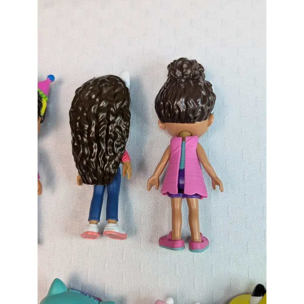 Gabby's Dollhouse Action Figure Cute Doll Collection Model Toys 7 Piece Lot